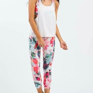 Zyia floral active leggings women’s size 8 to 10